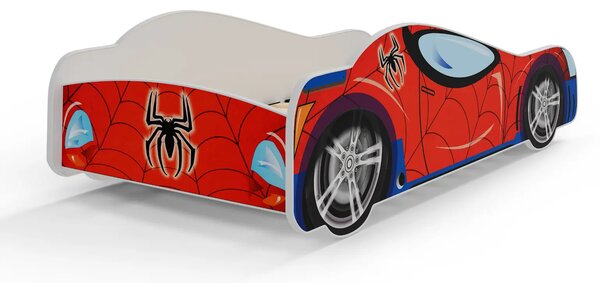 Детско легло AUTO 4х4 с матрак (spider, 140 х 70 см)