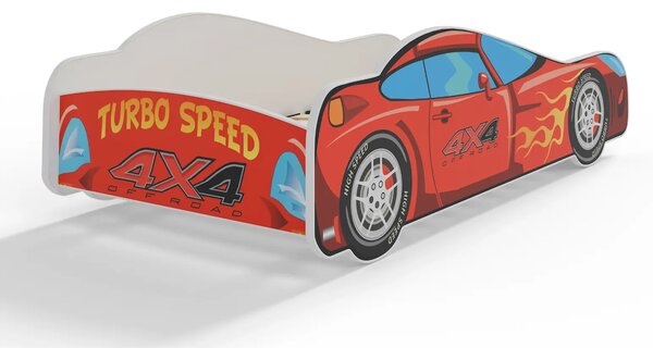 Детско легло AUTO 4х4 с матрак (4x4, 140 х 70 см)