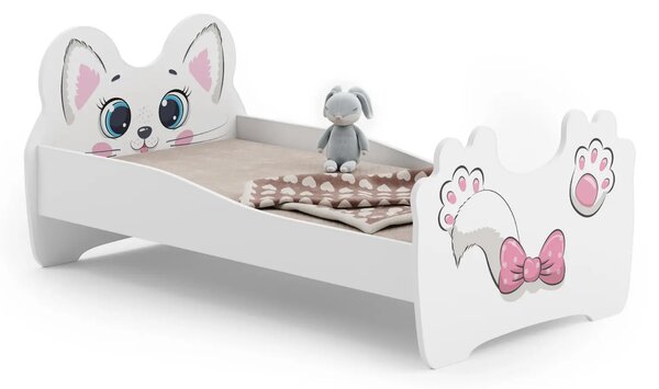 Детско легло Pink cat (140 х 70 см)