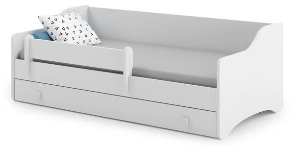 Детско легло Eryk 160 x 80 с чекмедже (бяла)