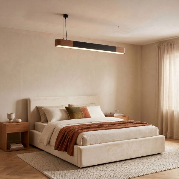 BRILAGI - LED полилей на кабел GARDALINE LED/100W/230V дъб/черен