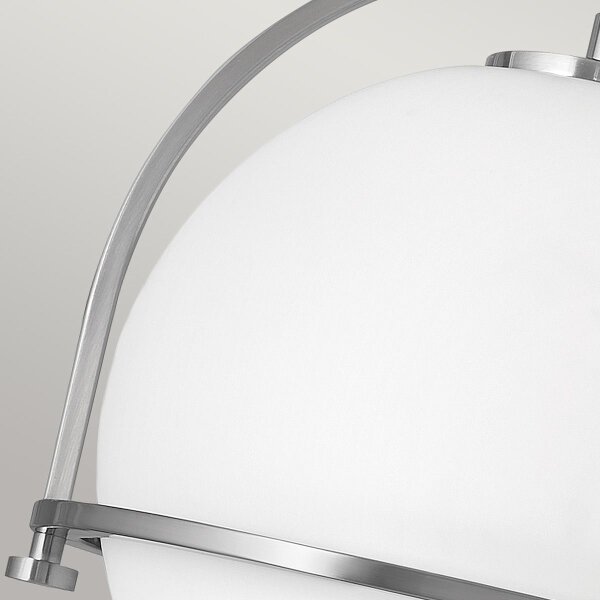 Quintiesse QN-SOMERSET-F-O-BN -Таванно осветително тяло SOMERSET 1xE27/60W/230V с матов хром