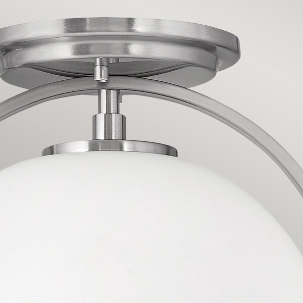 Quintiesse QN-SOMERSET-F-O-BN -Таванно осветително тяло SOMERSET 1xE27/60W/230V с матов хром