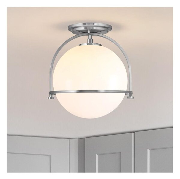 Quintiesse QN-SOMERSET-F-O-BN -Таванно осветително тяло SOMERSET 1xE27/60W/230V с матов хром