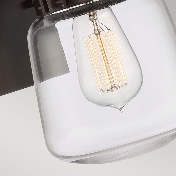 Quintiesse QN-LASALLE-S-WT-Ven. външна стенна лампа LASALLE S 1xE27/60W/230V IP44 бронзова