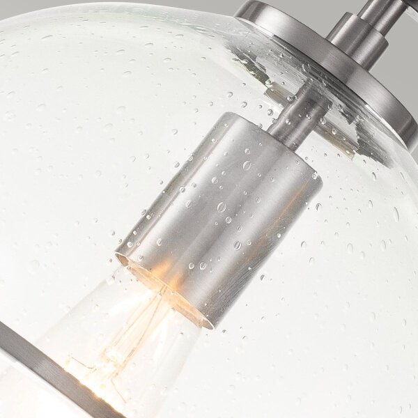 Quintiesse QN-SOMERSET-F-C-BN -Плафон SOMERSET 1xE27/60W/230V с хром