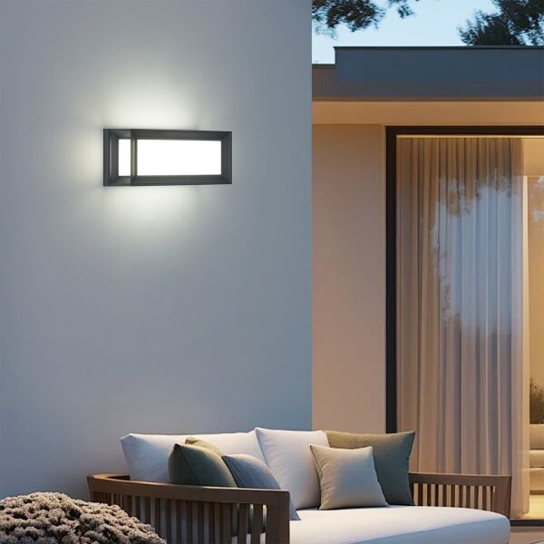 Brilagi - Външен стенен аплик PARKER 1xE27/60W/230V антрацит IP44