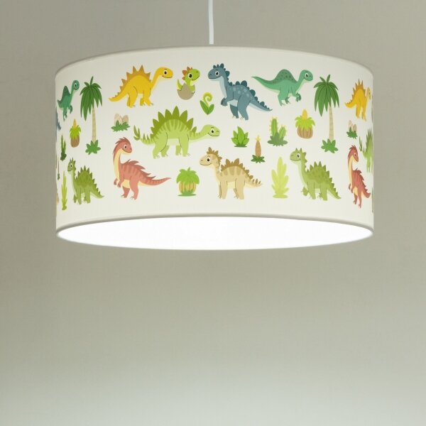 Детски полилей KIDS ROOM динозавър 1xE27/60W/230V Ø 40 см