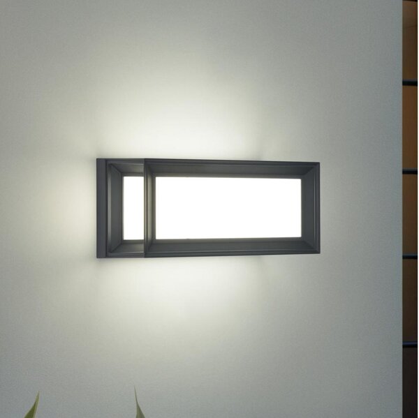 Brilagi - Външен стенен аплик PARKER 1xE27/60W/230V антрацит IP44