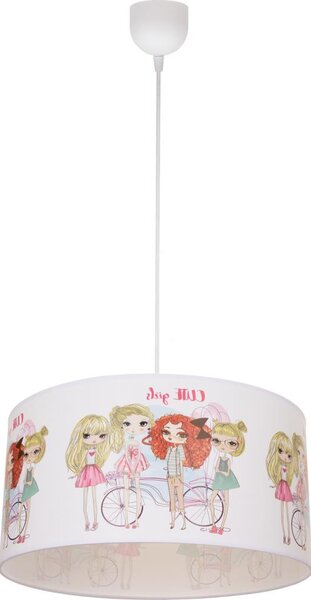 Детски полилей GIRLS VIBES 1xE27/60W/230V Ø 40 см за момичета