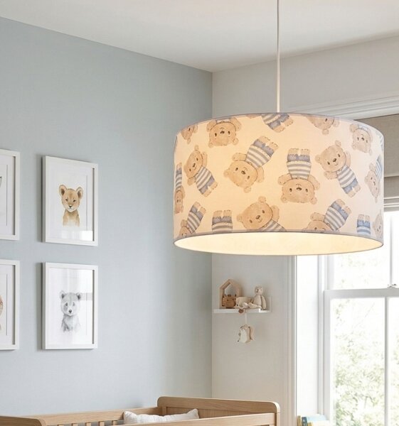 Детски полилей KIDS ROOM 1xE27/60W/230V Ø 40 см меченце