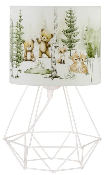 Детска настолна лампа KIDS ROOM, 1xE27/60W/230V, Ø 18 см, с дизайн на животни