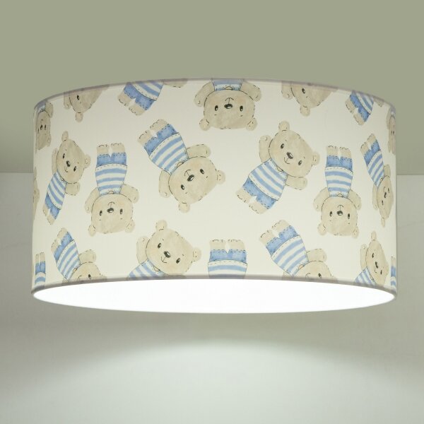 Детски таванен плафон KIDS ROOM 1xE27/60W/230V Ø 40 см мече