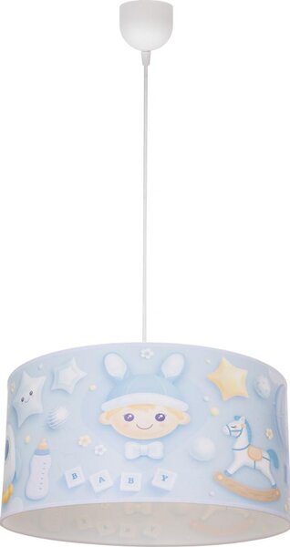 Детски полилей KIDS ROOM 1xE27/60W/230V Ø 40 см космонавт