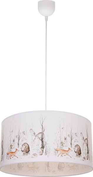 Детски полилей KIDS ROOM 1xE27/60W/230V Ø 40 cm с животински мотиви