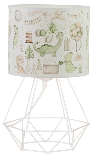 Детска настолна лампа KIDS ROOM 1xE27/60W/230V Ø 18 см динозавър