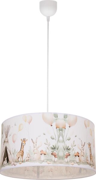 Детски полилей KIDS ROOM 1xE27/60W/230V Ø 40 см с животни