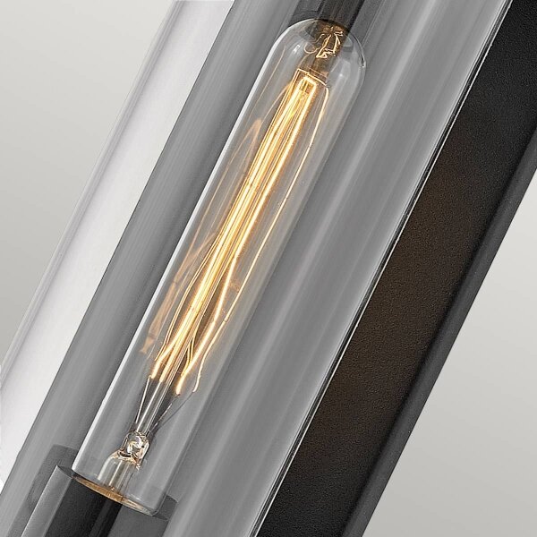 Quintiesse QN-PEARSON-M-TK - Външен стенен осветител PEARSON M 1xE27/60W/230V IP44 черен
