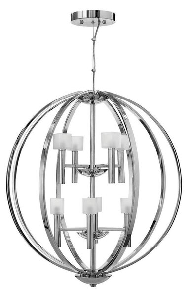 Quintiesse QN-MONDO8 - LED полилей на кабел MONDO 8xG9/3W/230V лъскав хром