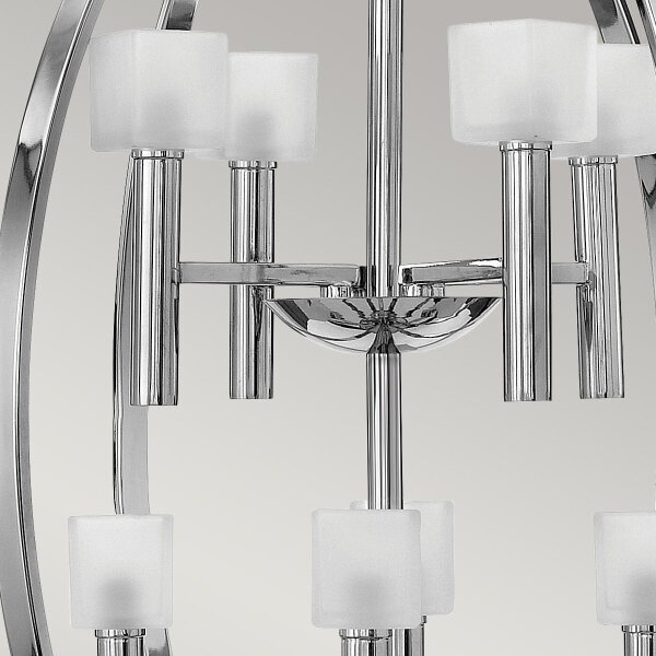 Quintiesse QN-MONDO8 - LED полилей на кабел MONDO 8xG9/3W/230V лъскав хром