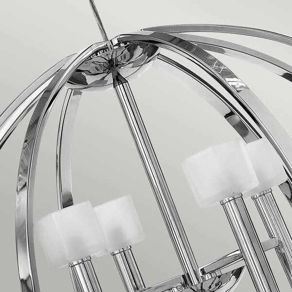 Quintiesse QN-MONDO8 - LED полилей на кабел MONDO 8xG9/3W/230V лъскав хром