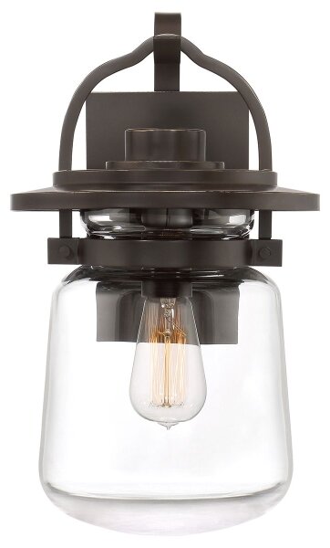 Quintiesse QN-LASALLE-M-WT Външна стенна лампа LASALLE M 1xE27/60W/230V IP44 бронзова