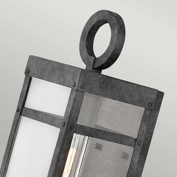 Quintiesse QN-PORTER-S-DZ -Външна стенна лампа PORTER S 1xE27/60W/230V IP44 черна