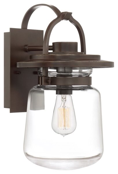 Quintiesse QN-LASALLE-M-WT Външна стенна лампа LASALLE M 1xE27/60W/230V IP44 бронзова