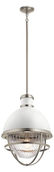 Quintiesse QN-TOLLIS-P-BN - Полилей на тръба TOLLIS 1xE27/40W/230V матов хром