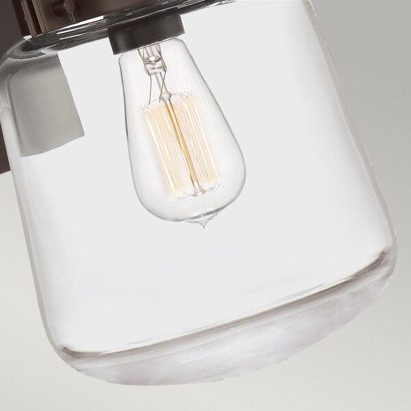 Quintiesse QN-LASALLE-M-WT Външна стенна лампа LASALLE M 1xE27/60W/230V IP44 бронзова