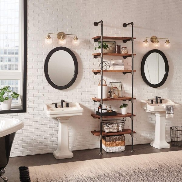Quintiesse QN-POPPY3-HB-BATH - Стенно осветително тяло за баня POPPY, 3xE27/60W/230V, IP44, златисто