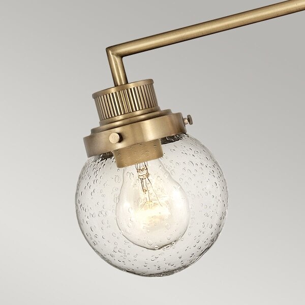 Quintiesse QN-POPPY3-HB-BATH - Стенно осветително тяло за баня POPPY, 3xE27/60W/230V, IP44, златисто