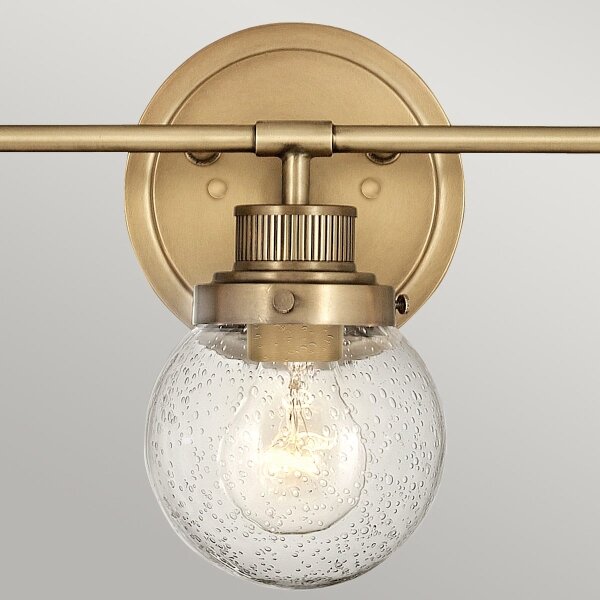 Quintiesse QN-POPPY3-HB-BATH - Стенно осветително тяло за баня POPPY, 3xE27/60W/230V, IP44, златисто
