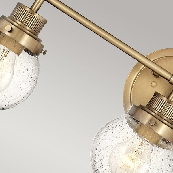 Quintiesse QN-POPPY3-HB-BATH - Стенно осветително тяло за баня POPPY, 3xE27/60W/230V, IP44, златисто