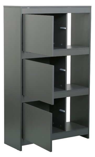 Етажерка Elin - 78 x 30 x 128.50, графит