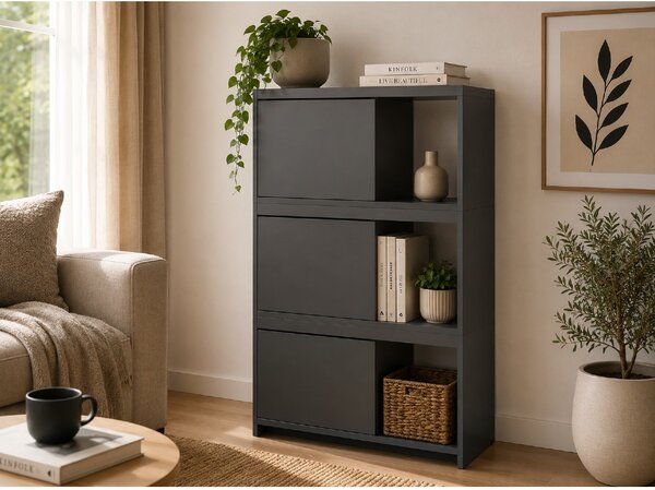 Етажерка Elin - 78 x 30 x 128.50, графит