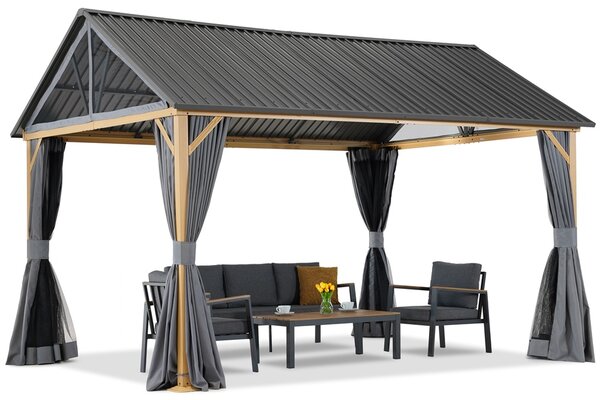 Метален градински навес Teramo Premium 3x4 Garden Point