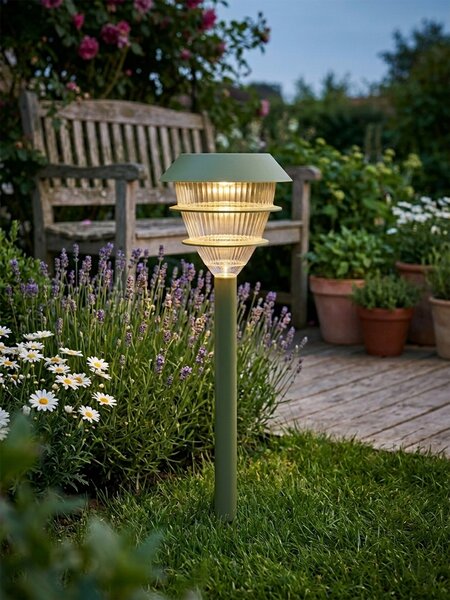 Sinsay - Lampada LED solare da esterno con picchetto - зeлeн