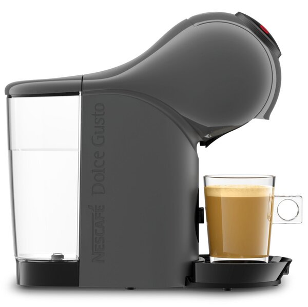 Еспресо машина Krups KP243B10 NDG GENIO S ANTHRACITE, 1500W, 15 bar, 0.8 л, Работа с NESCAFÉ® Dolce Gusto® капсули, LED, XL функция, Сив/антрацит