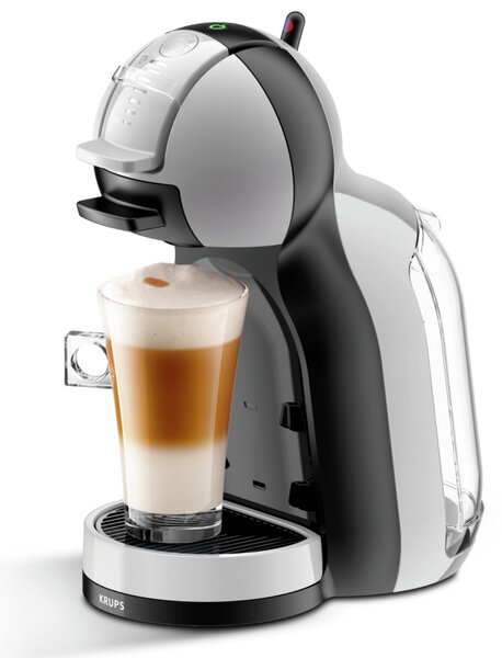 Еспресо машина Krups KP123B10 NDG MINI ME, 1500W, 15 bar, 0.8 л, Работа с NESCAFÉ® Dolce Gusto® капсули, XL функция, ECO, Сив