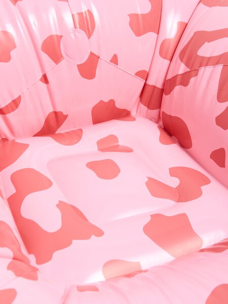 Sinsay - Надуваем пuf с леопардов принт - розов
