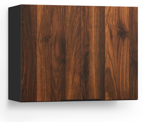 Blumfeldt WoodVista Висок шкаф, Soft-Close, алуминиеви дръжки, устойчиви материали