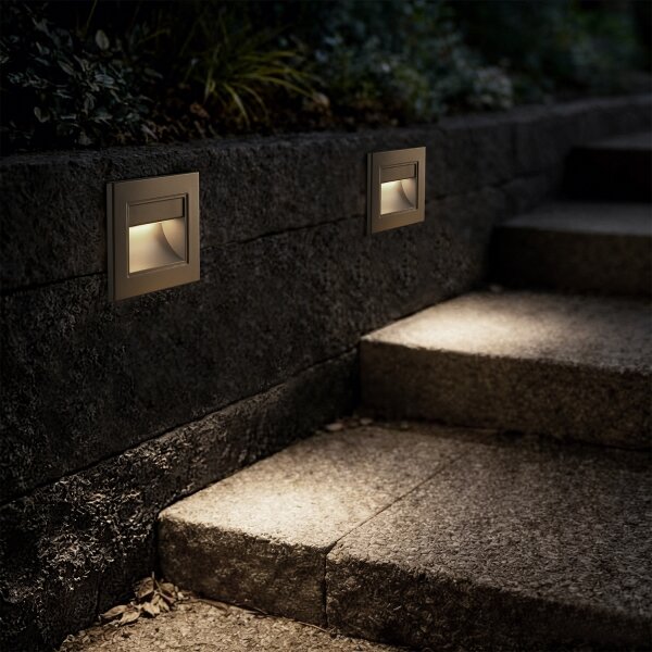 Brilagi - LED осветително тяло за стълби STEP LIGHT LED/1,5W/230V IP44 златисто