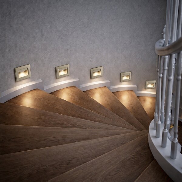 Brilagi - LED осветително тяло за стълби STEP LIGHT LED/1,5W/230V IP44 златисто