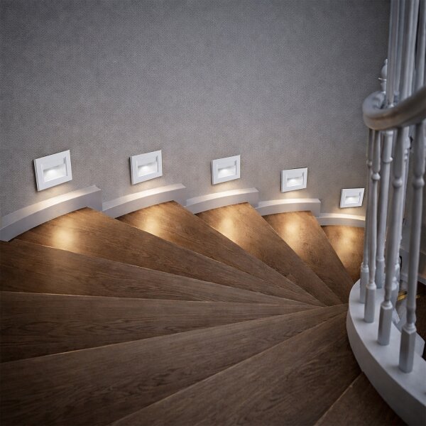 Brilagi - LED осветително тяло за стълбище STEP LIGHT LED/1,5W/230V IP44 бяло