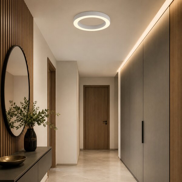 LED Тавнна лампа Нелия- Бял