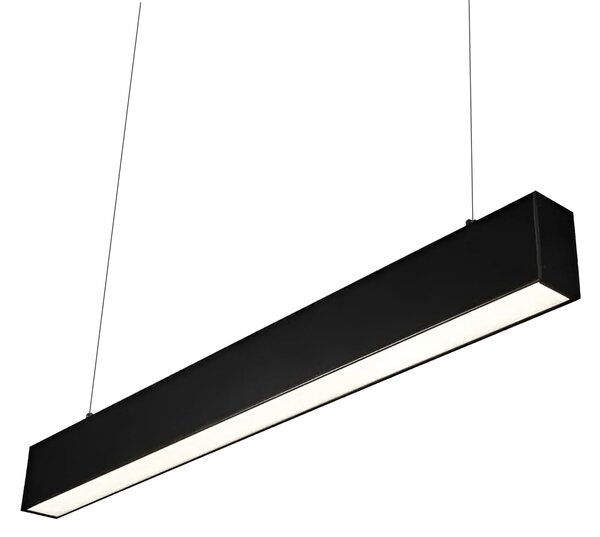LED Полилей Ривано- Черен
