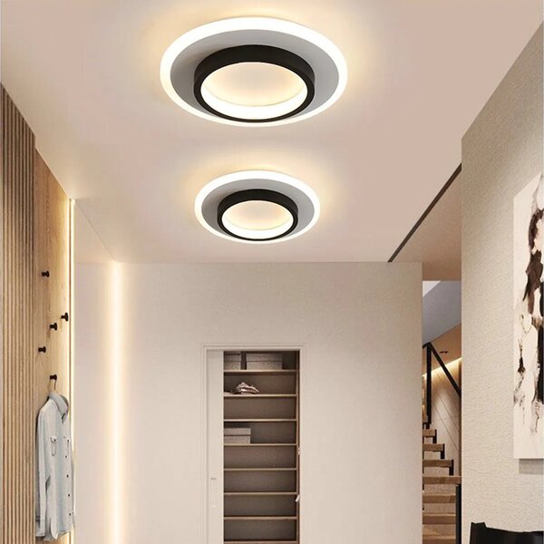 LED Полилей Астра- Черен