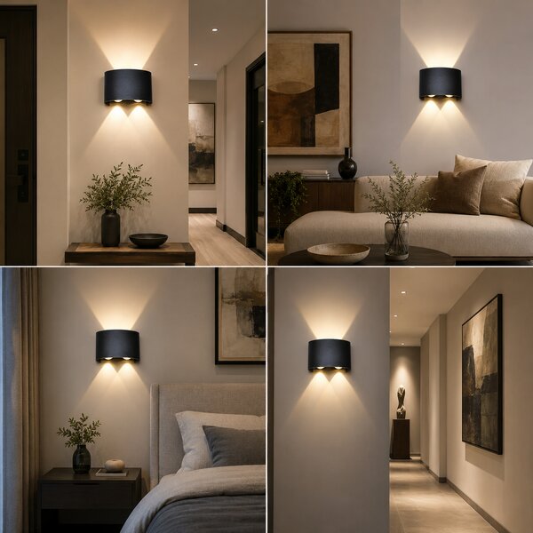 LED Стенна лампа Вален- 4x1w