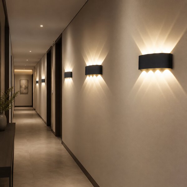 LED Стенна лампа Рея- 8x1w